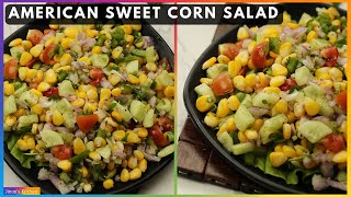 American corn salad recipe | Healthy Corn salad | 28 Days salad challenge #salad 24