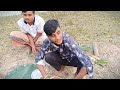 বাঁশ দিয়ে মুরগি খাইছেন কখনো 🤤 bamboo chicken thevillageboy vlogs