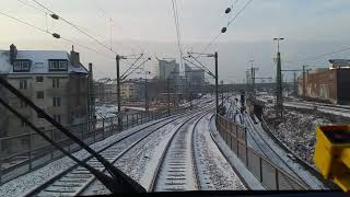 Führerstandsmitfahrt S 28 Düsseldorf Flingern nach Düsseldorf Hauptbahnhof.