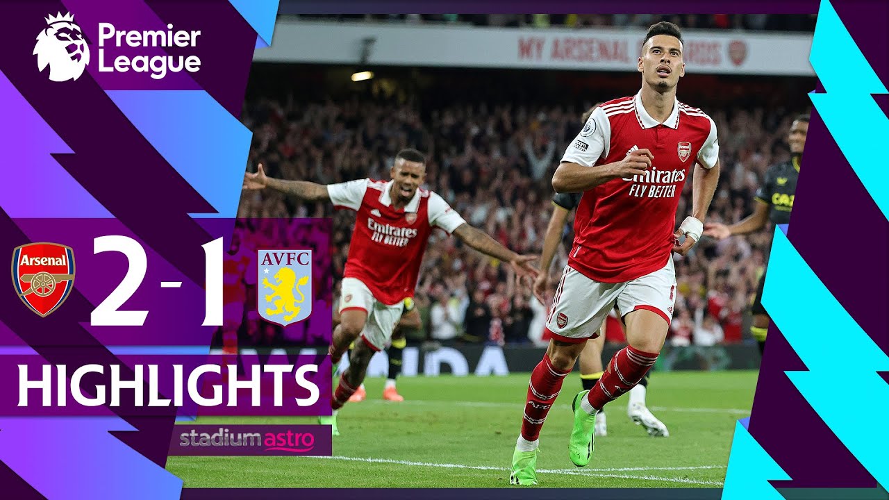 Epl Highlights Arsenal 2 1 Aston Villa Astro Supersport Youtube