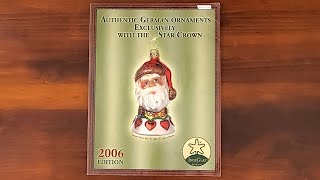 🎄 2006 ASMR Catalog Flip Through: Inge-Glas of Germany Christmas Catalog