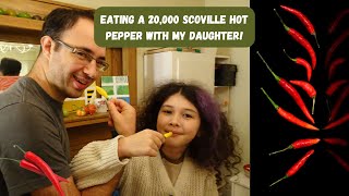 Aji Pineapple HOT pepper taste test!