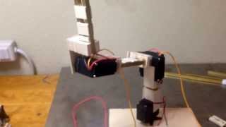 Robot arm controlled by basic stamp II