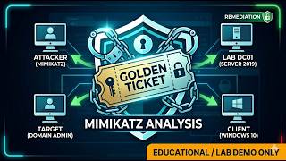 Lab Demonstration: Mimikatz Golden Ticket Attack and Remediation