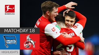 Hertha Berlin - 1. FC Köln 1-3 | Highlights | Matchday 18 – Bundesliga 2021/22