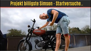 Projekt billigste Simson - Kabelbaum zusammen frickeln und versuchen zu starten..