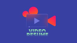 Video resume, Motion CV, Animated Portfolio in After Effects.