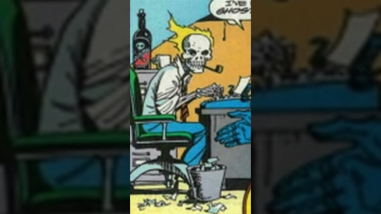 Ghost Rider Becomes A Writer!????