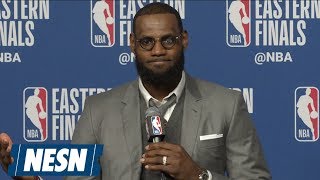 LeBron James Bluntly Describes Celtics 7-0 Run To Start 4th Quarter In Game 1