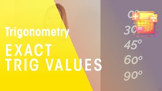 Exact Trig Values - Easy Table | Trigonometry | Maths | FuseSchool