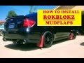 How to: ROKBLOKZ MUDFLAPS INSTALL WRX/STI