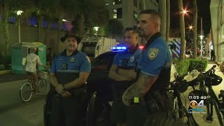 Halloween Street Party Goers Welcome Beefed Up Security On Miami Beach