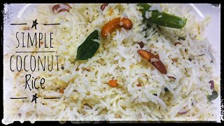 Simple Coconut Rice | පොලුයි බතුයි රසට හදමු | தேங்காய் சாதம் | തേങ്ങചോറ് | Busy Hive Video