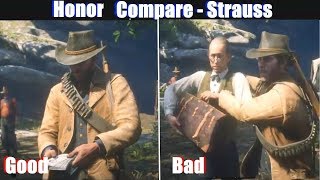 RDR2 Good Arthur vs Bad Arthur Strauss Gets Kicked Out - Red Dead Redemption 2 PS4 Pro