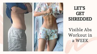 Let's Get Shredded : Visible Abs in a Week ? - Hadi Bir Haftada Görünür Karın Kasları Yapalım!