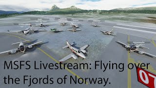 MSFS Livestream - Fjords of Norway Group Fly
