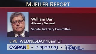 LIVE: Attorney General testifies on Mueller Report before Senate Judiciary Cmte (C-SPAN)