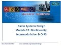 Module 12: Nonlinearity - Intermodulation & OIP3