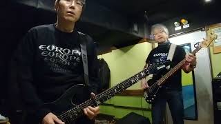 【来日記念？】EUROPE「Ninja」（guitar＆bass Cover）