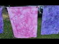 flosstube extra how i dye my fabric