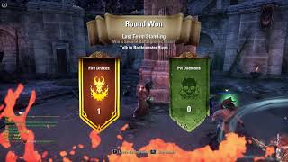 #ESO #PvP Comp. Battlegrounds - Trying out weird 🩸Bloody🐲 🏹Bowcro💀 in a Deathmatch