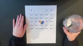 Sight Word Bingo