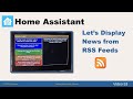 Home Assistant - Let's Display News from RSS Feeds
