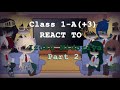 Pro Heroes and Class 1-A react to Izuku Midoriya |HEAVY ANGST|-|1,75 SPEED|-|TW| PART 2