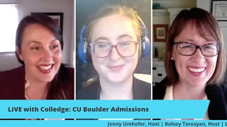 LIVE with Colledge: CU Boulder | Nailing the College Essay