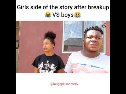 Comedy : LaughPills Comedy - Different Sides of The Story After a Break up ( Boys vs Girls )