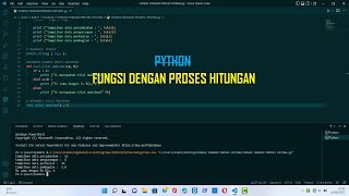 MEMBUAT FUNGSI DENGAN PROSES HITUNGAN (Python)