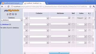 Beginner PHP Tutorial 135 Creating Tables 