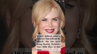 The distance between Tom Cruise and Nicole Kidman created by Scientology