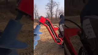 Earth drilling Tools driven by 35HP Crawler Tractor