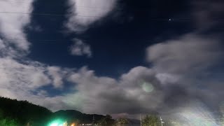 定点タイムラプス0103@福井県美浜町(南の夜空)17:40-19:55