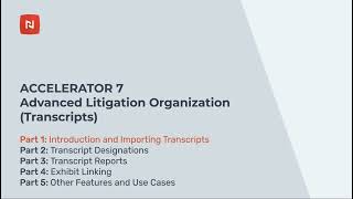 Deposition Transcript Software – How to Import Transcripts (Part 1)