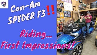 Motorcycle Riders Test Ride My Can-Am SPYDER! 🤗