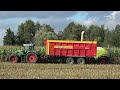 mais hakselen door loonbedrijf veltink met een claas jaguar 940 en 2 fendt trekkers 2024