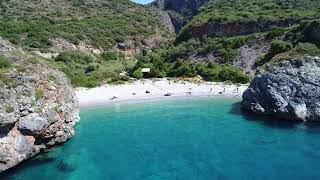 Remote Beach-Between Kardamyli-Stoupa, Greece_HD Drone Video