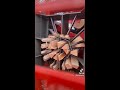 the amazing hakki pilke 55 pro firewood processor with 24 way splitting blade