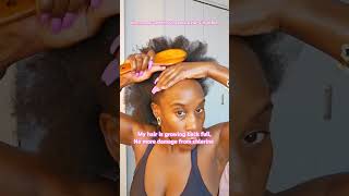 Kharyzma4u: GRWM Natural Hair Oiling \u0026 Natural Hair Bun #naturalhair