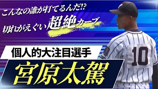 【注目】驚きの制球力　宮原太駕がすごい！