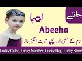 Abeeha name meaning in urdu | Abeeha naam ka matlab | ابیہا نام کا مطلب | Top islamic name