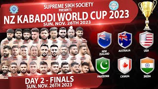 LIVE KABADDI - FINALS - New Zealand World Kabaddi Cup 2023