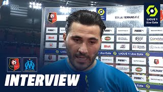 Interview de fin de match : STADE RENNAIS FC - OLYMPIQUE DE MARSEILLE (0-1) / 2022-2023