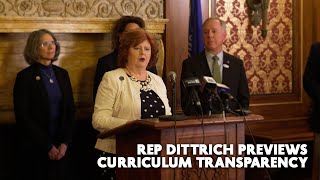 Rep Dittrich Previews Curriculum Transparency