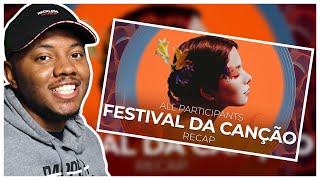 AMERICAN REACTS To Festival da Canção 2023 (Portugal) | All Participants | RECAP
