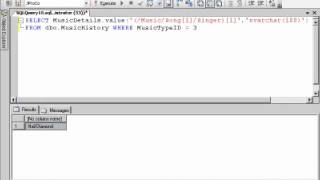 SQL 2008 XQuery Methods Lab 6.1