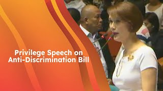 Geraldine Roman's Privilege Speech on Anti-Discrimination Bill based on SOGI