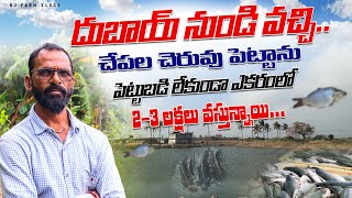 దాన లేకుండా చేపలు పెంచుతున్న|జాలిగా తిరుగుతున్నా|Fish Farming Details Income|Rjfarmvlogs